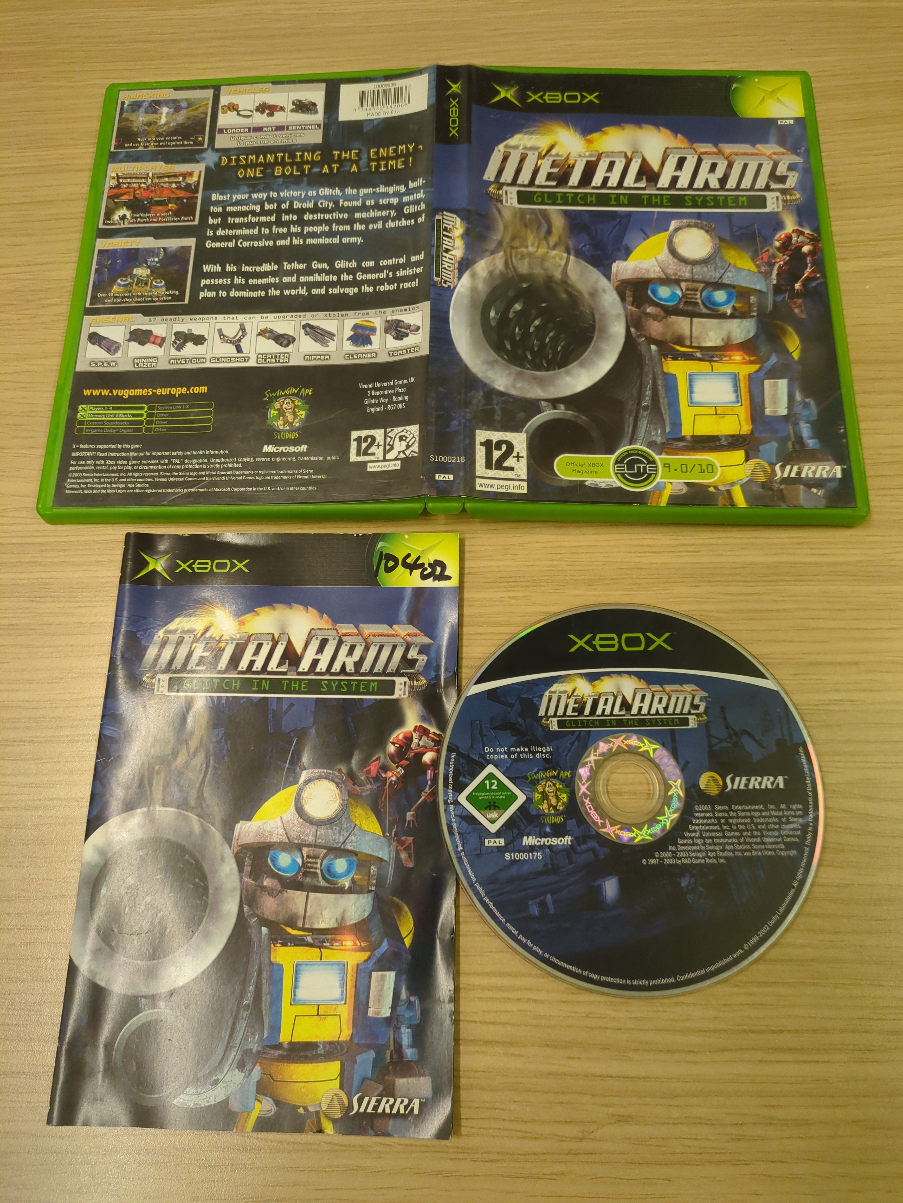 Metal Arms: Glitch In The System original Xbox game Metal Arms: Glitch In The System original Xbox game